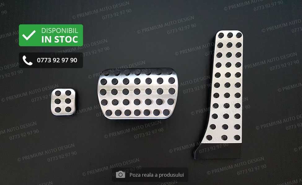 Ornamente INOX pedale AMG - Mercedes C, E, S, CLS, SLK, GLK, GLC, GLE