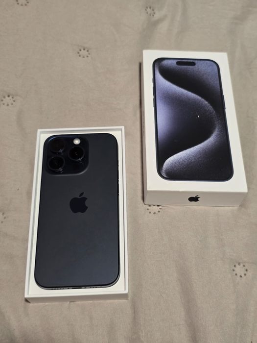 Telefon APPLE iPhone 15 Pro 5G, 128GB, Blue Titanium