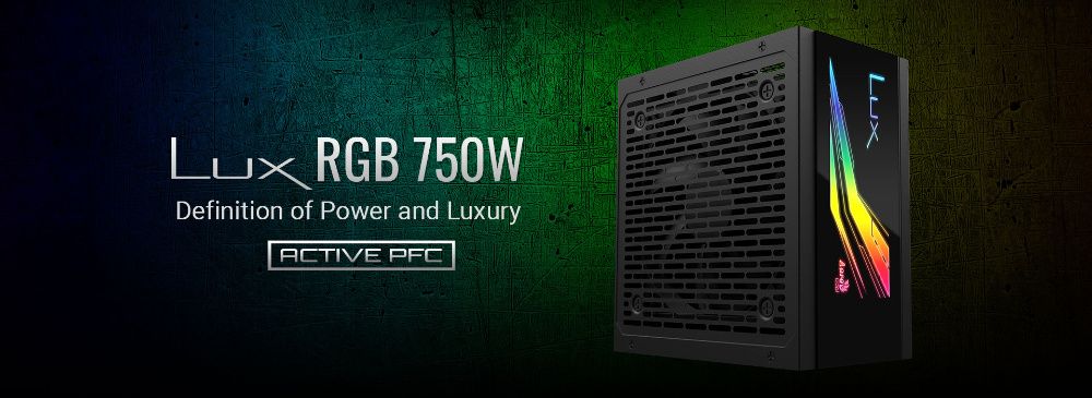 Захранване AeroCool PSU LUX RGB 650W ,RGB Addressable Bronze 88 % Ново