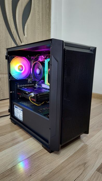 Pc gaming nou Rx 6600/Ryzen 5 5600/16gb ram Gta V Fortnite Cs 2