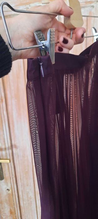 Прозрачна макси пола