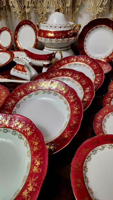 Чайно-столовый сервиз. Богемия. Чехия.  Дёшево !