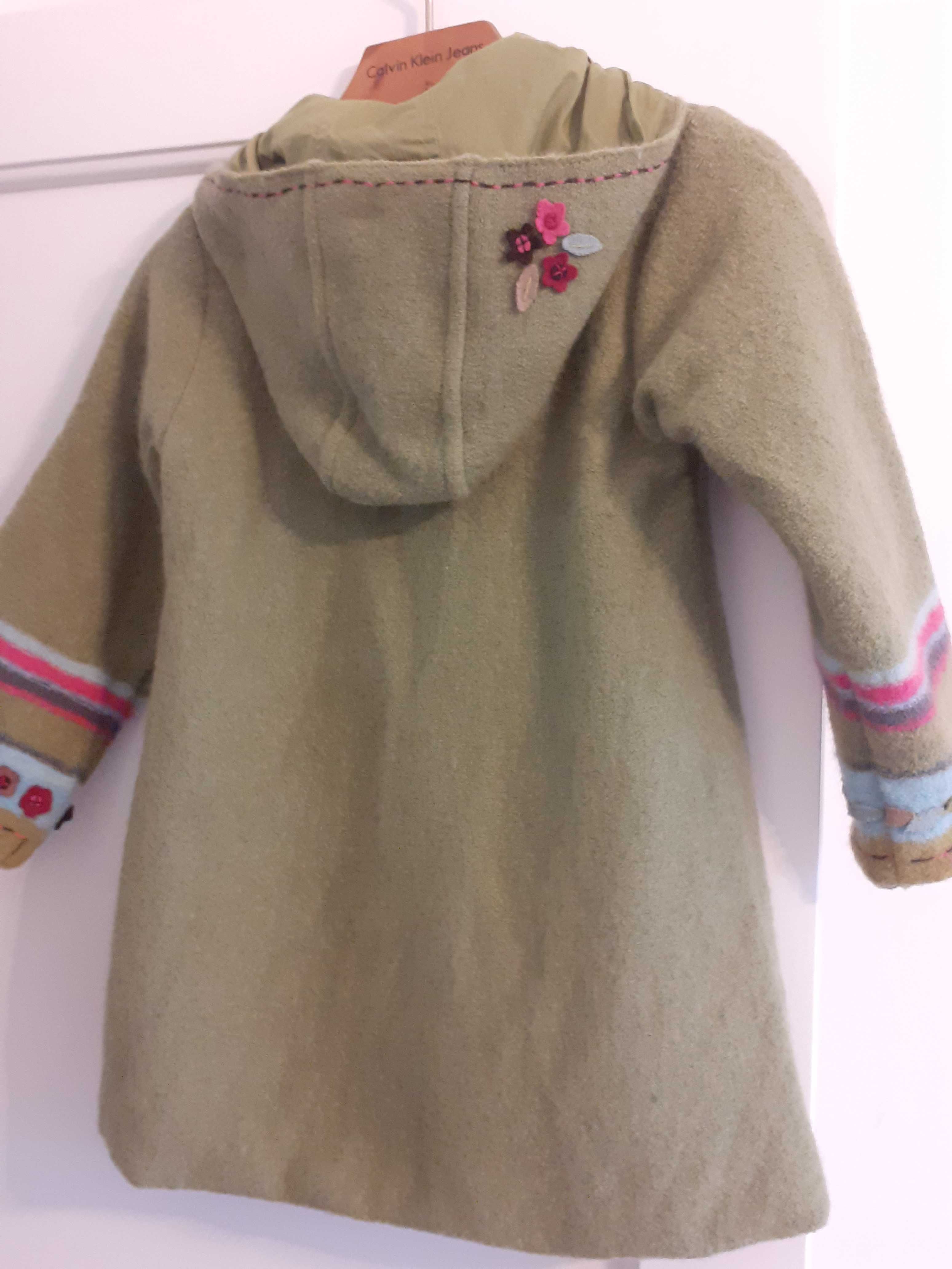 Palton lana copii, captusit, Dpam, 5 ani