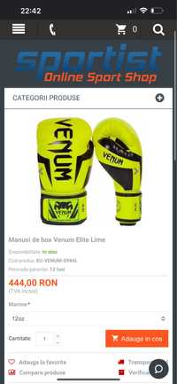 Mănuși box Venum