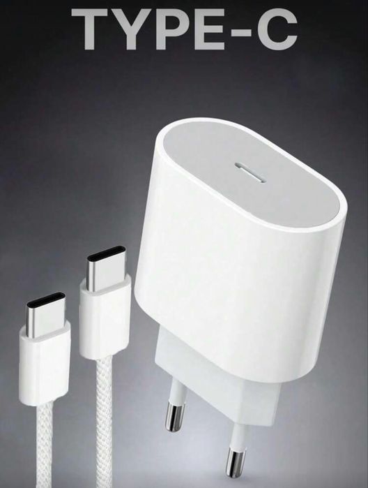 Зарядно устройство + невероятно здрав кабел TYPE C