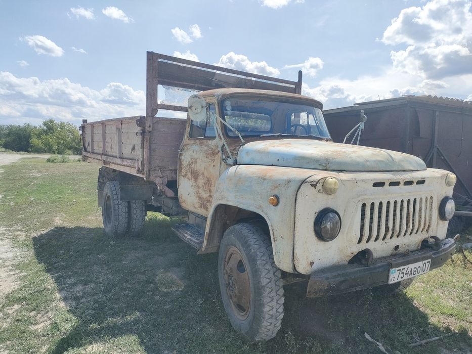 Газ 53 самосвал на ходу