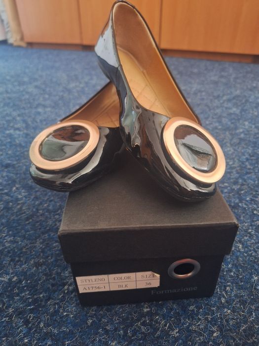 Balerini lacuiti 36 piele