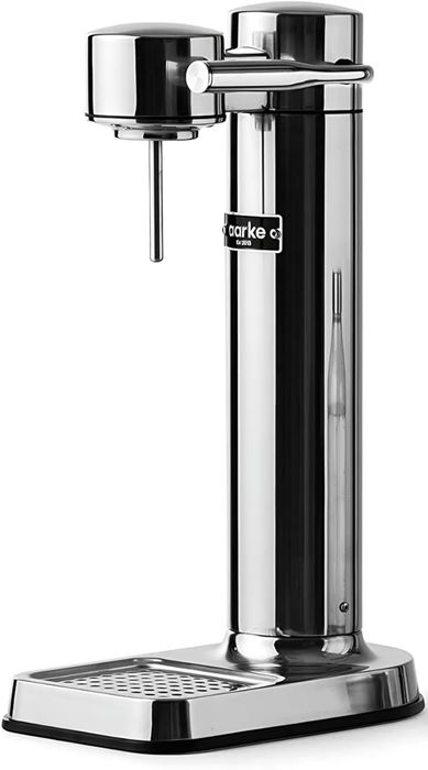 Машина за газирана вода Aarke Carbonator 3,стомана и матово черно.