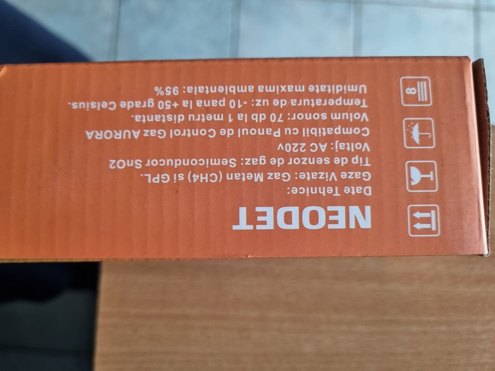 Detector nou de gaze cu alarmă wireless doar 250lei