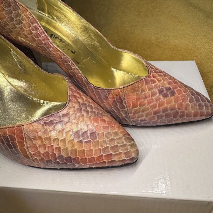 Pantofi stiletto piele naturală