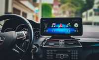 Navigatie android Mercedes C Class w204 Carplay Waze YouTube BT