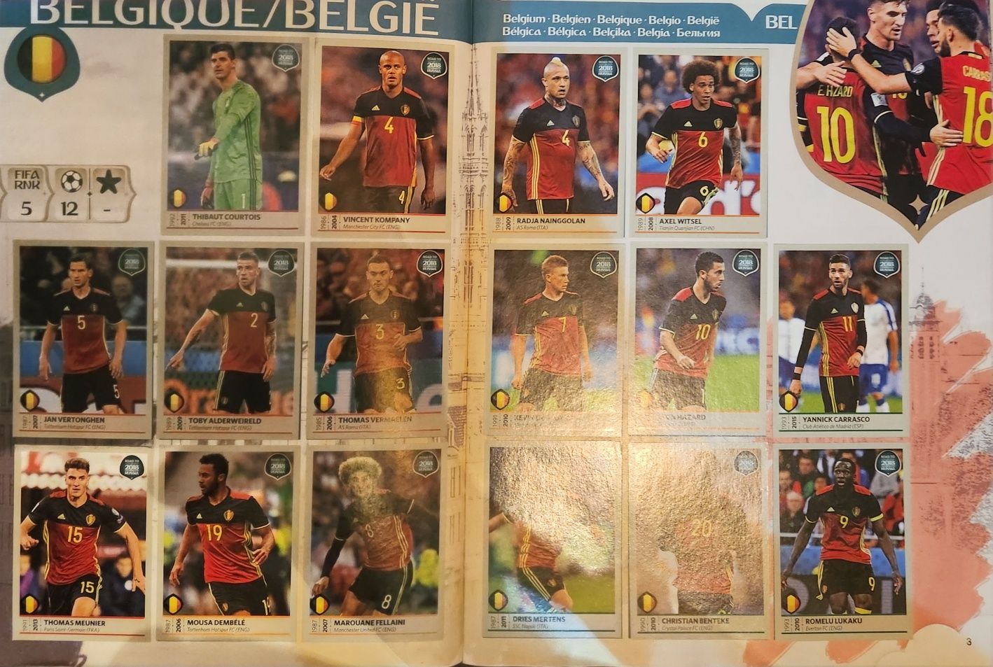 Road to fifa world cup russia 2018 panini nu topps stickere fotbal