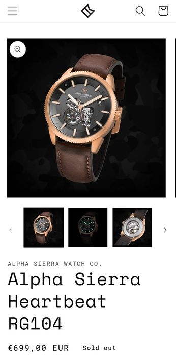 Часовник Alpha Siera heartbeat RG104