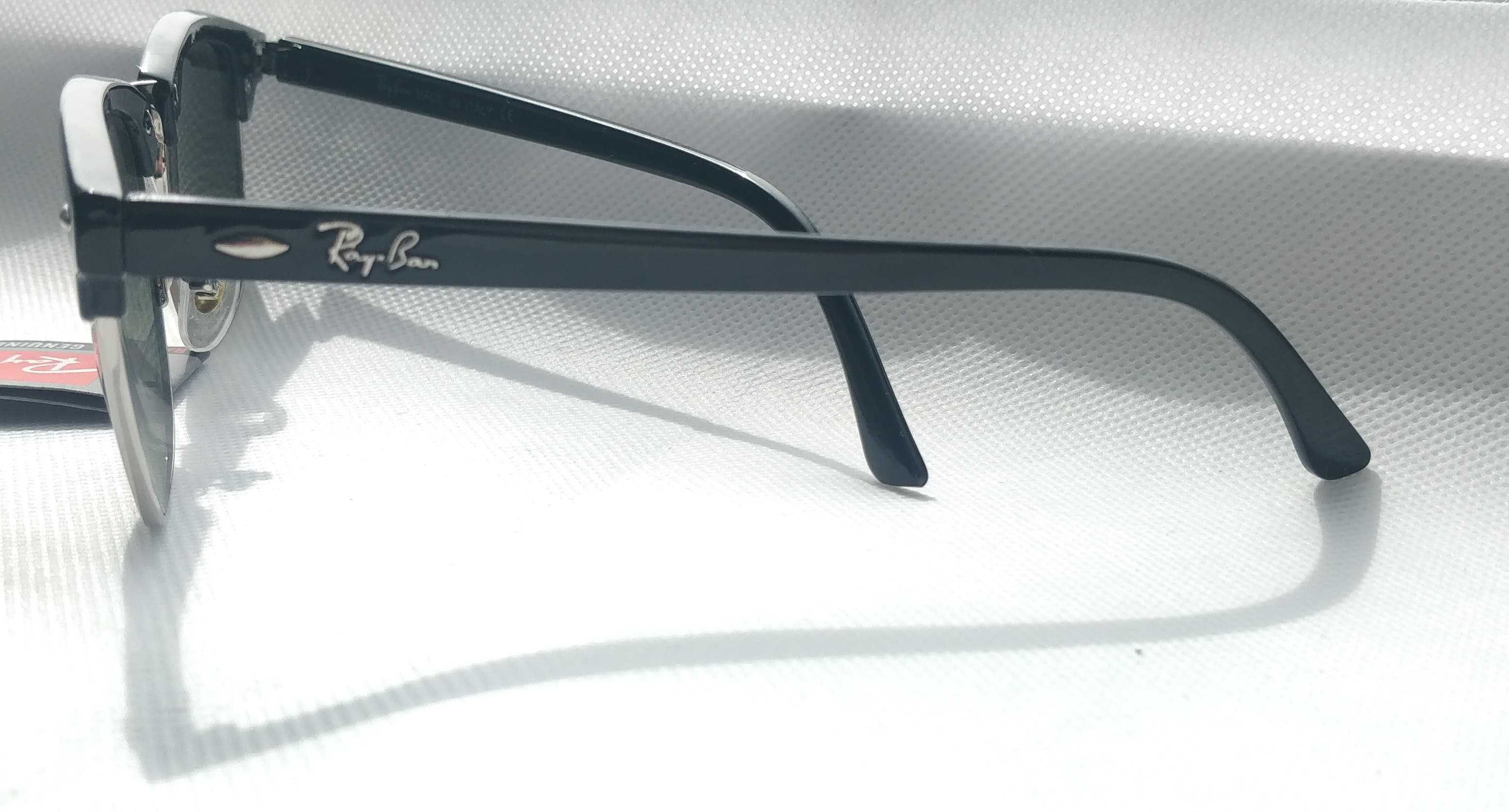 Ochelari de soare Ray-Ban RB3016 Clubmaster, lentile verzi