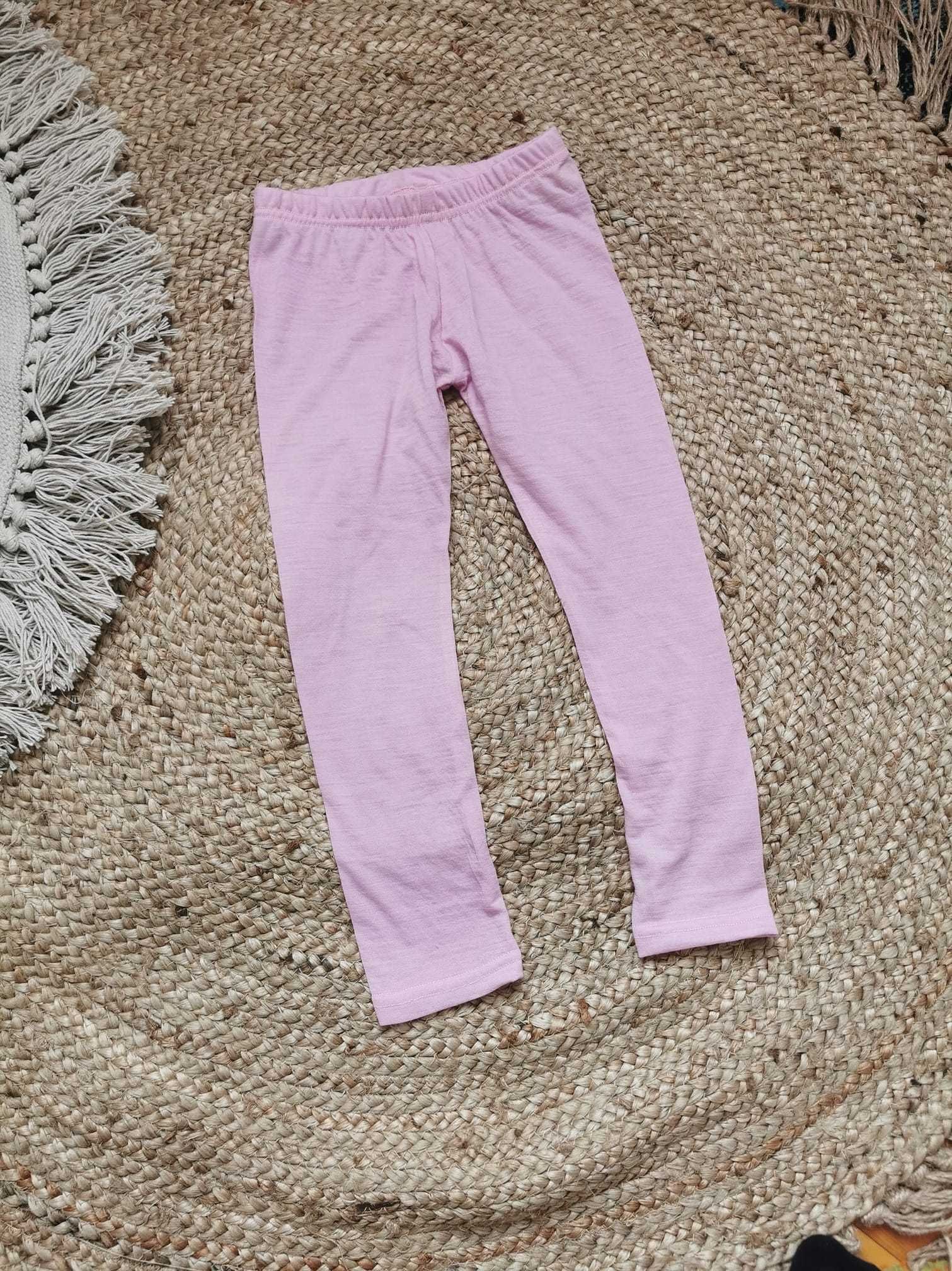 Pantaloni din lana roz copii 104cm subtiri