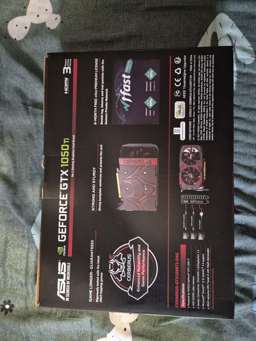 Placă video ASUS GeForce GTX 1050 Ti 4GB OC