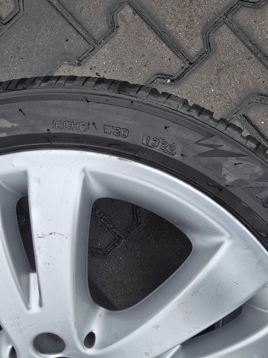 Jante Mercedes W204 C Class Anvelope Iarna Top Bridgestone 225 45 17