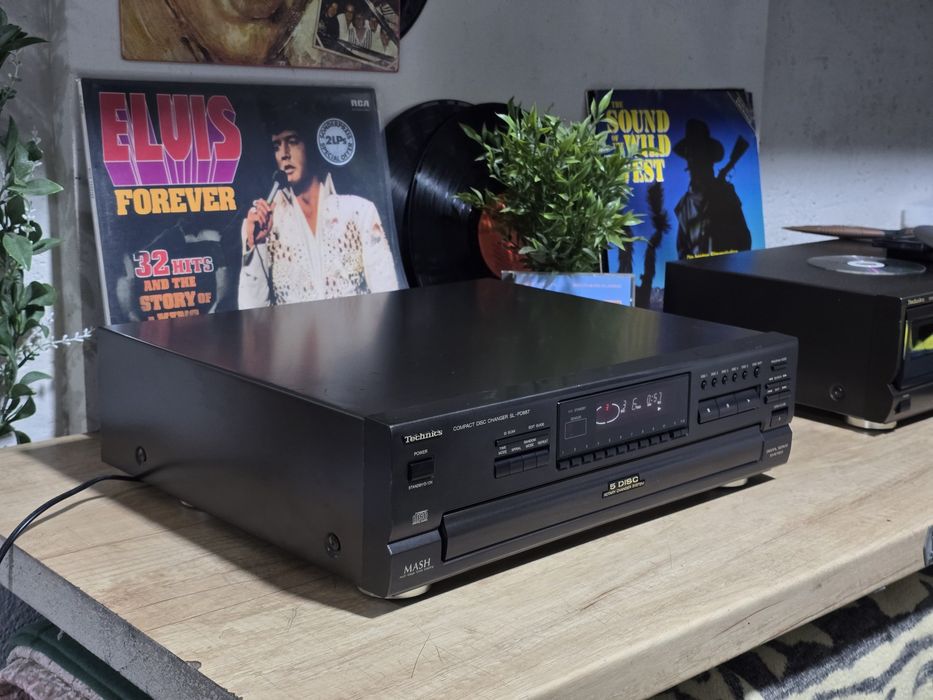 Cd player TECHNICS SL-PD887, 5 disc changer, magazie 5 cd-uri