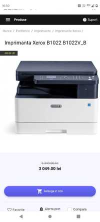 Imprimanta b1022 multifuncțional printet
Multif. laser A3 mono Xerox B