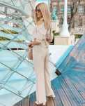 Compleu elegant bej
