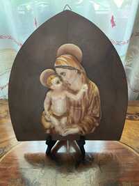 Expresiva icoana, Sfanta Maria cu pruncul, Belgia