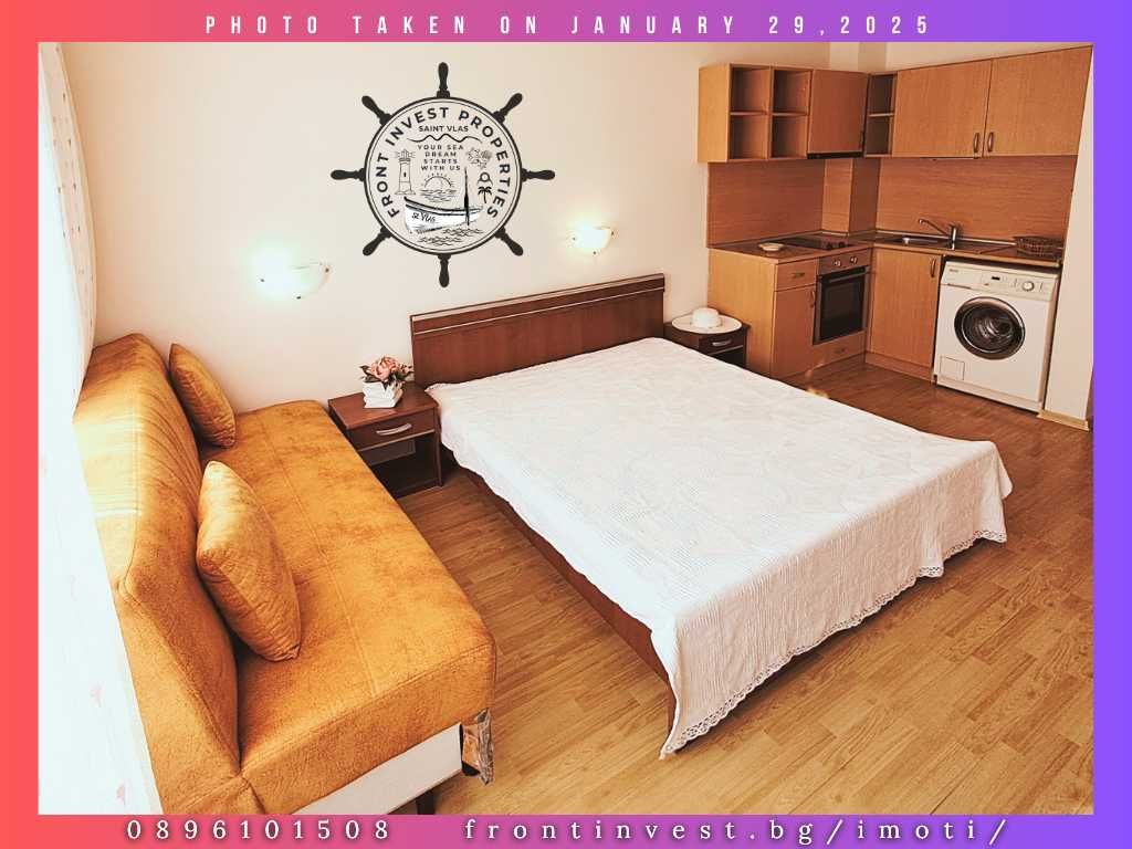 Дава се под наем Едностаен апартамент в Свети Влас - 58 кв.м за 180 € - Снимка #7