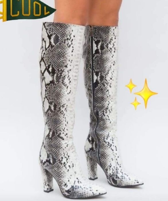Cizme dama model snake,super calitate noi,etichetă