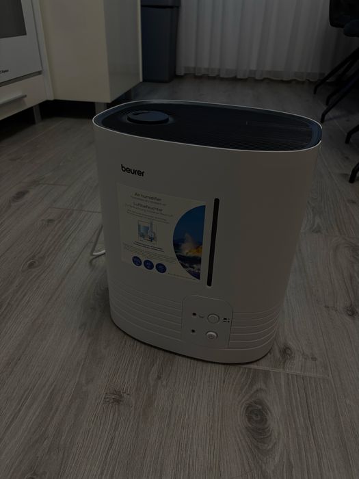 Umidificator BEURER LB55, 6l, 365W, Oprire automata, alb-negru
