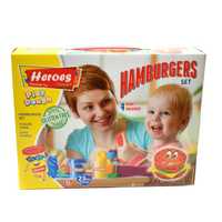 Heroes - Хамбургер сет, Натурален моделин - машина за хамбургери