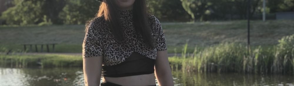 Crop top animal print