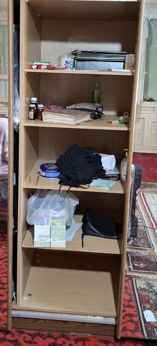 4 eshikli 2 oynali katta shkaf – 240×200×70 sm, arzon!