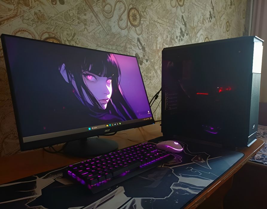 Игровой Компьютер GTX 1060 6GB/ I3-10100/16 GB ОЗУ/240 GB SSD / 165 HZ