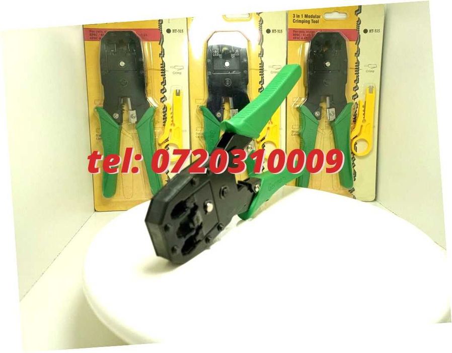 Instrument De Sertizare Modular 3 in 1 Rj45 Rj11 Cat5e Cat6