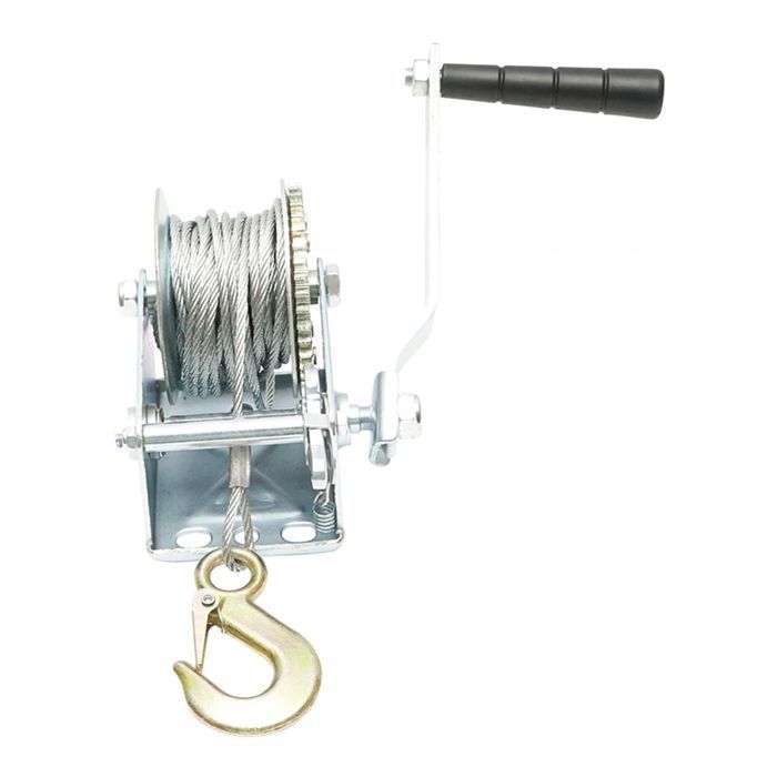 Troliu manual cu cablu otel 8m 350kg