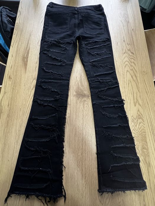 Pantalon Rockstar Original Zariyah Black Stacked Flare Jean