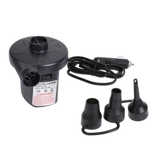 Saltea Auto Gonflabila 145x90 cm cu Pompa Electrica, 2 Perne