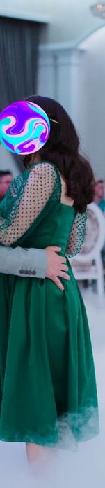 Rochie midi BUDOIR DESIGNERS BUTIQUE, verde turcoaz