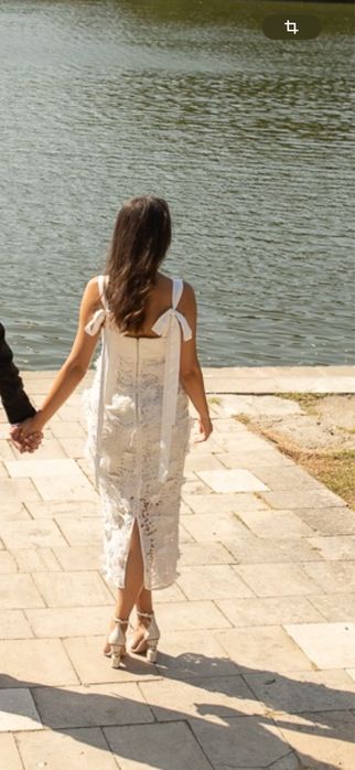 Rochie eleganta alba