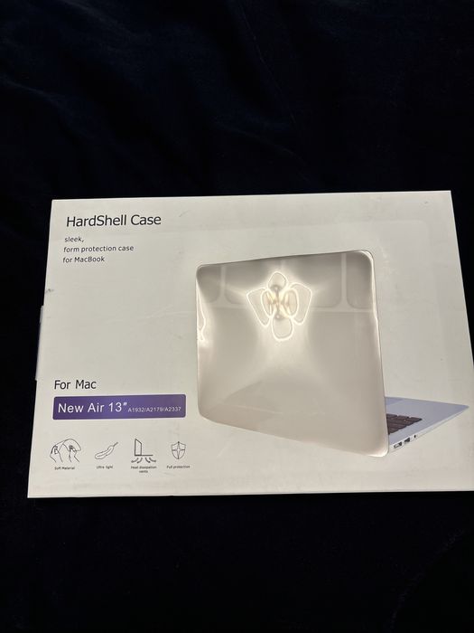 Чехол прозрачный на macbook air 13