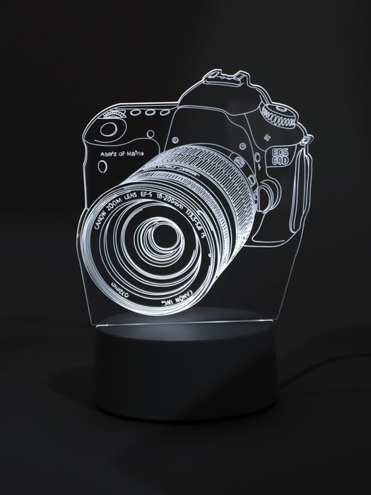 Ночники разных видов 3D LED