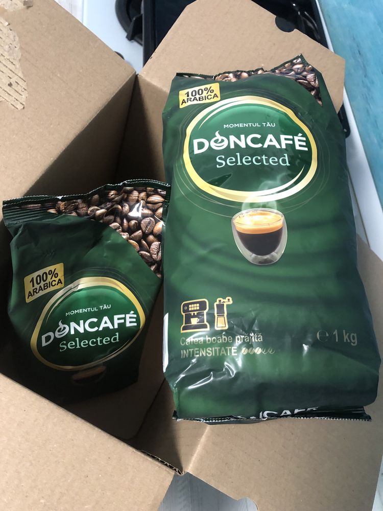 Cafea Boabe Doncafe Selected, 100% Arabica, 1 Kg (transport gratuit)