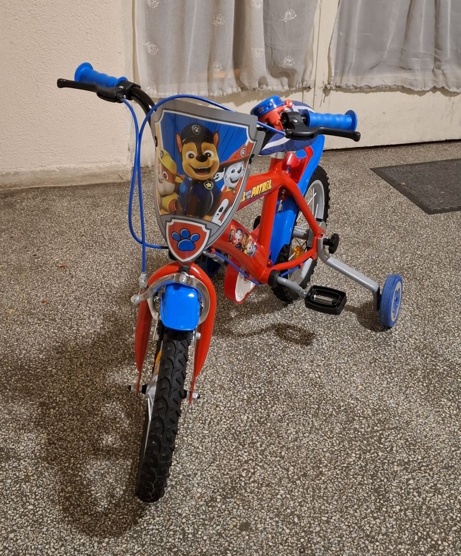 Bicicleta copii 14 inch, Patrula Catelusilor