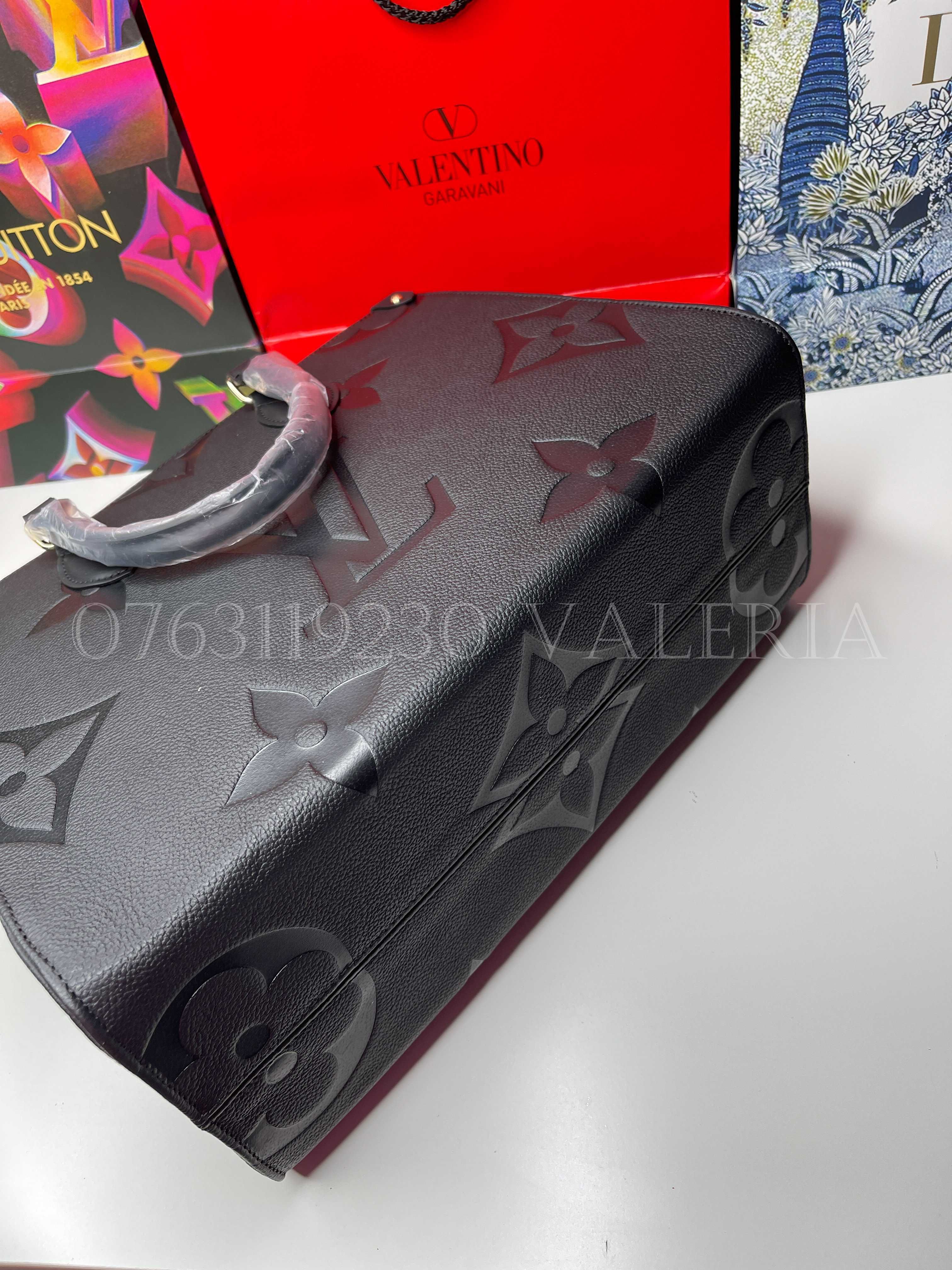 Geanta Louis Vuitton - Negru Oversized Empreinte Onthego