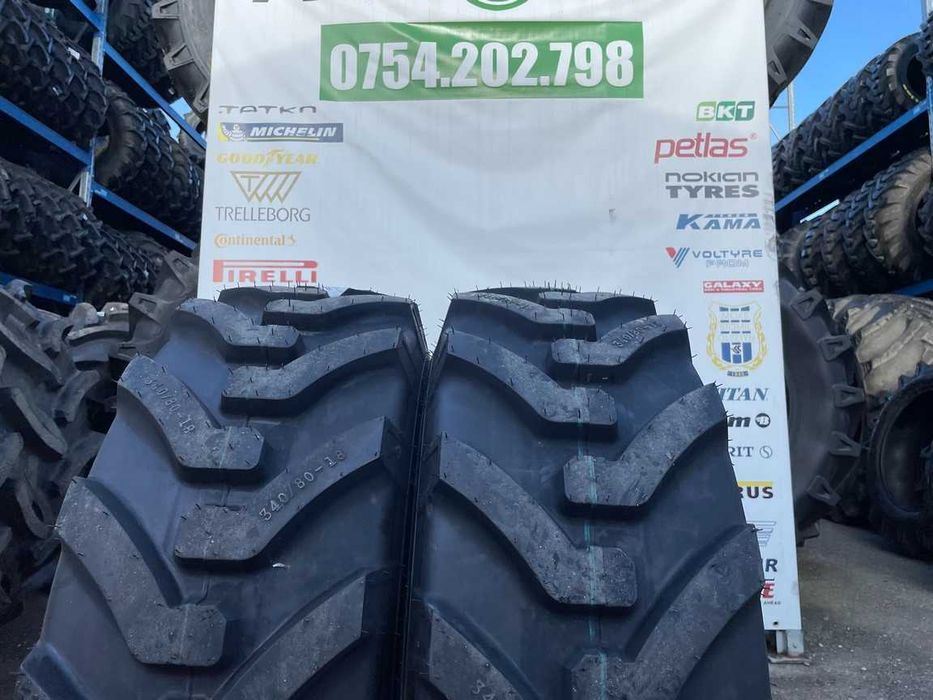 Anvelope noi JCB TEREX CAT 340/80-18 OZKA 14PLIURI Cauciucuri