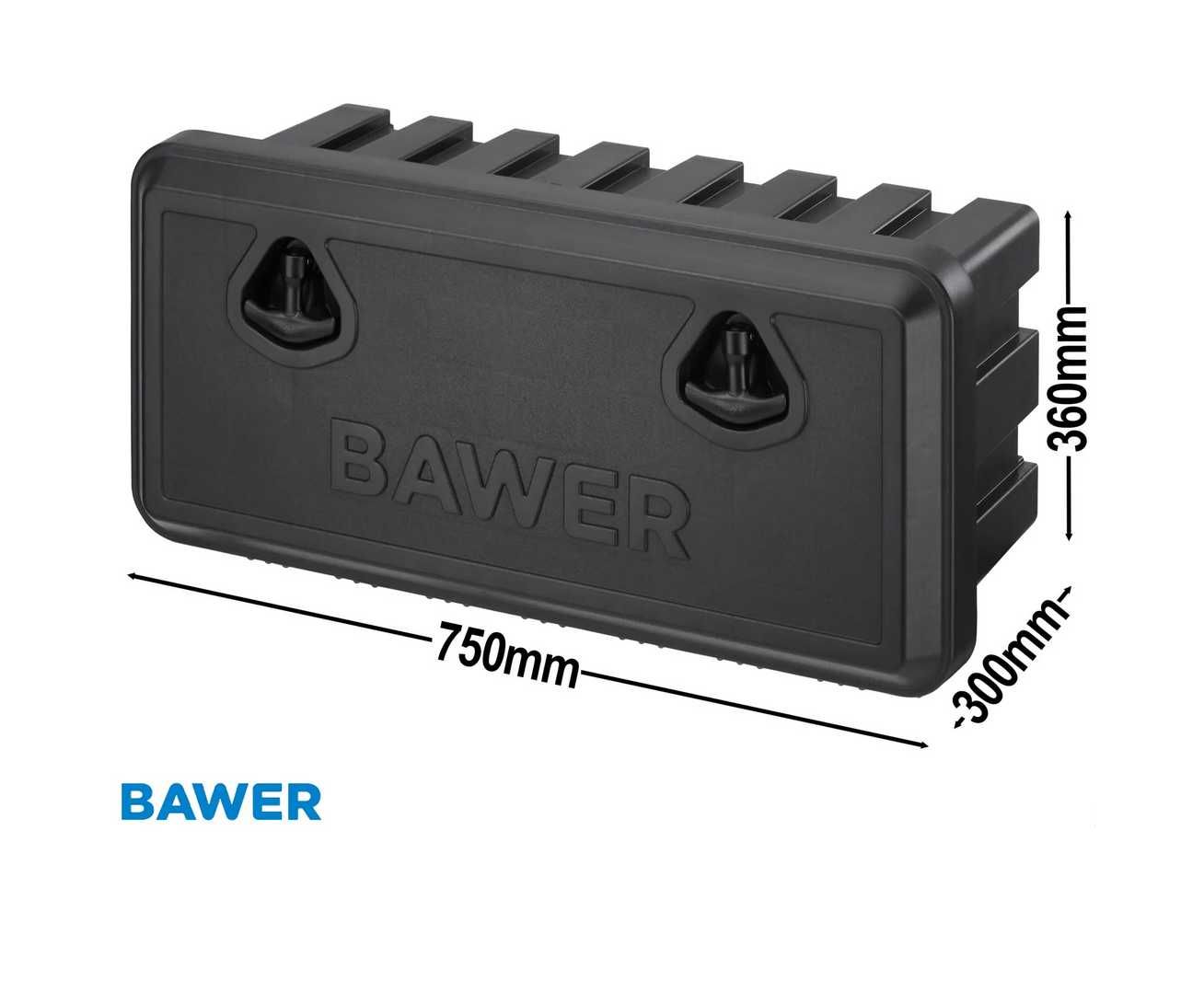Кутия за инструменти сандък BAWER 750X360X300 мм