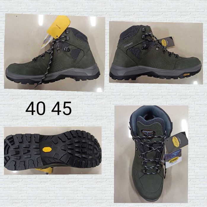 Мъжки обувки за преход Gri Sport gore tex истинска кожа VIbram