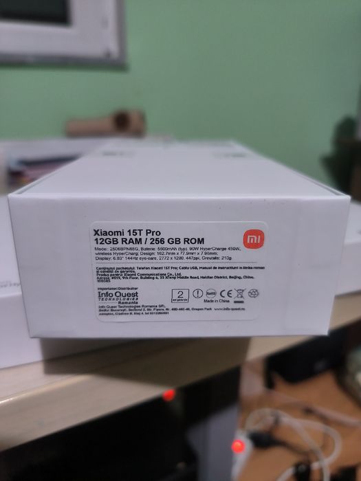 Vând Xiaomi 15T Pro - SIGILAT - 12GB/256GB - Garanție