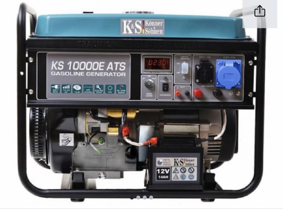 Generator 8 KW benzina - KONNER & SOHNEN - KS-10000E-ATS
