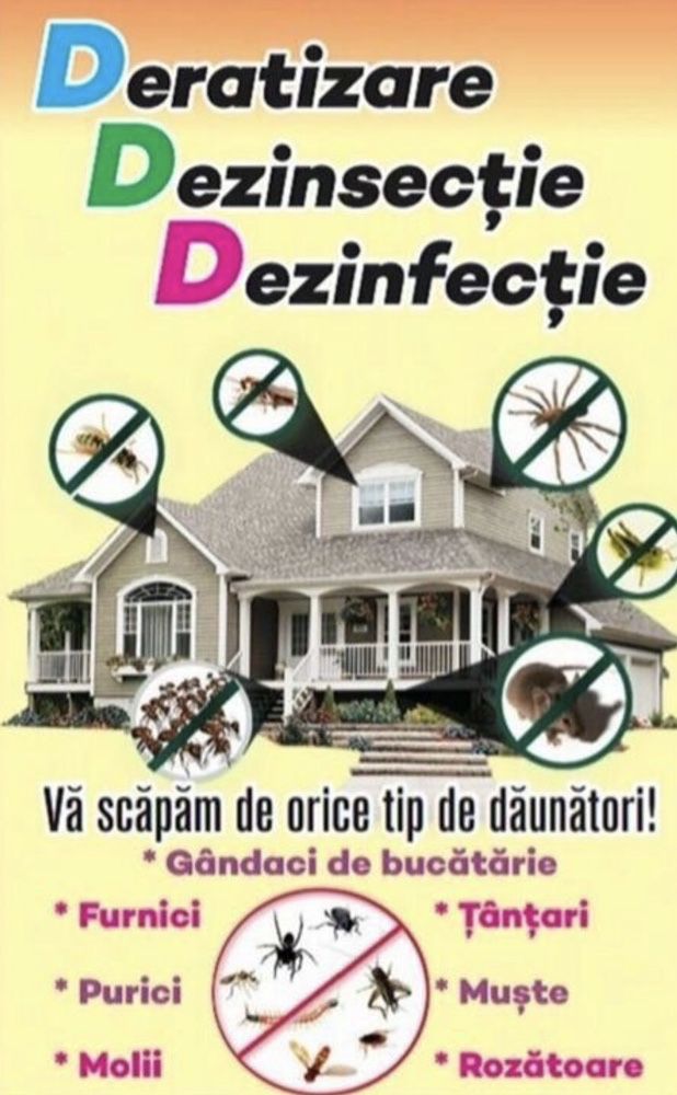 Servicii Deratizare Dezinfectie Dezinsectie