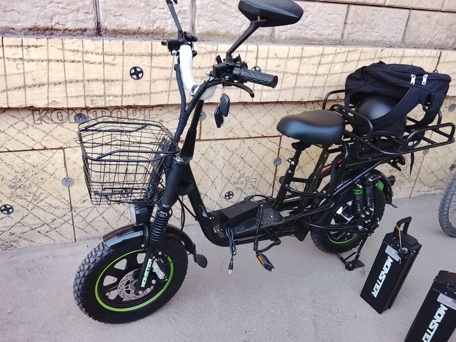 Электровелосипед монстер 500w (зелёный)